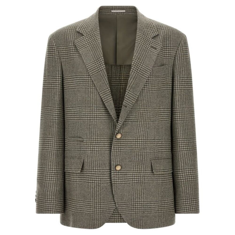 Brunello Cucinelli Men Prince Of Wales Blazer